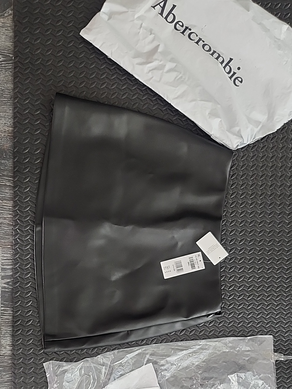 Abercrombie & Fitch Black-Small Womans Mini Short Utra High Rise Skirt